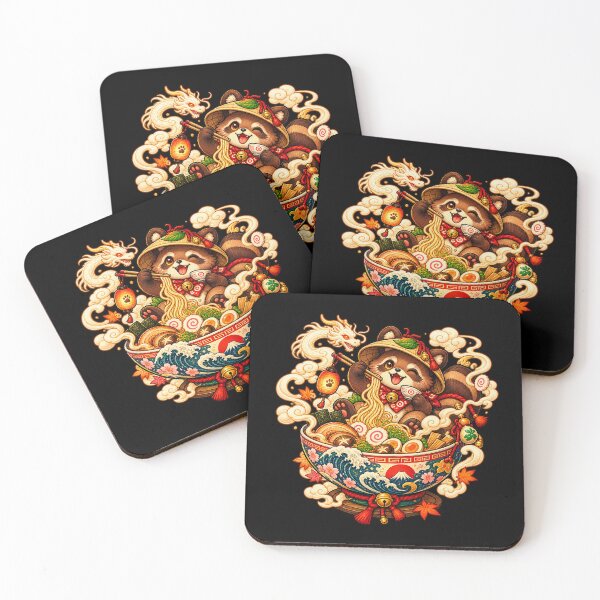 Item preview, Lucky Bear Ramen | Japanese Bear Noodle Bowl | Cute Panda Ramen | Asian Food Art designed and sold by MrDev.