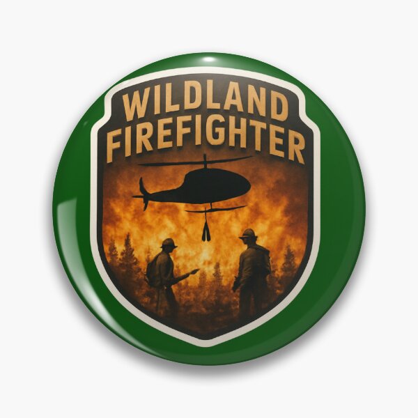 Item preview, Wildland Firefighter Sticker Design  designed and sold by TeeCraftTeeCo.