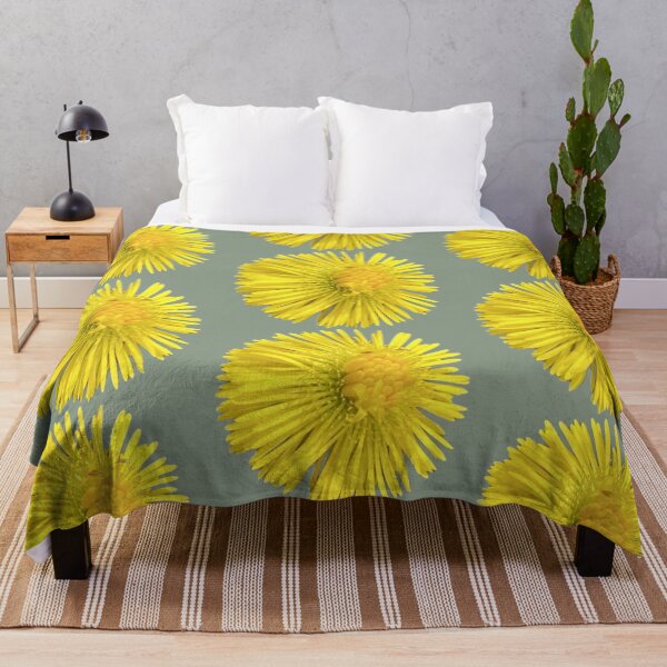 Item preview, Isolated Yellow Coltsfoot Dandelion Flower Macro Cutout designed and sold by BalkanBloom.