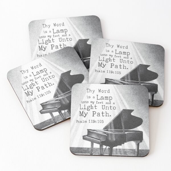 Item preview, Psalm 119:105 Piano designed and sold by Cora Worthington Art.