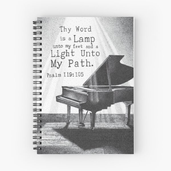 Item preview, Psalm 119:105 Piano designed and sold by Cora Worthington Art.