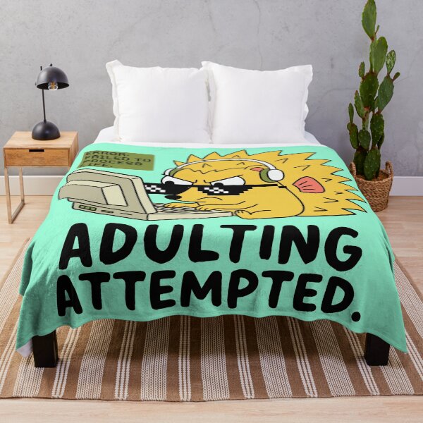Item preview, Error Failed To Process Life Hedgehog Gamer Adulting Attempted designed and sold by Amir Faysal.