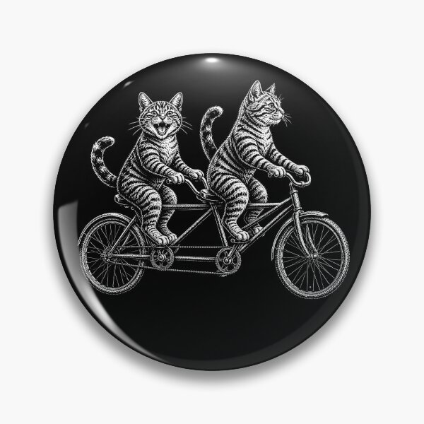 Item preview, Vintage Tandem Cats designed and sold by gunaone-design.