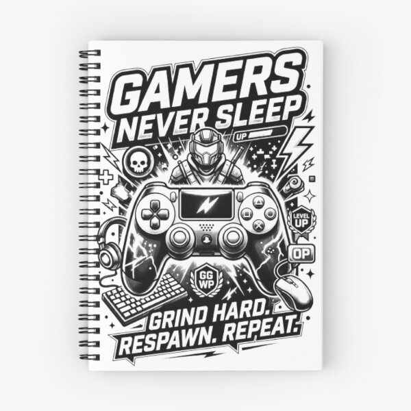 Item preview, Gamers Never Sleep Design designed and sold by StreetWave01.