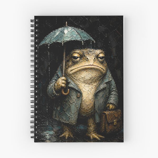 Item preview, Dark Mood Rain Umbrella Toad Art designed and sold by Vista Atelier.