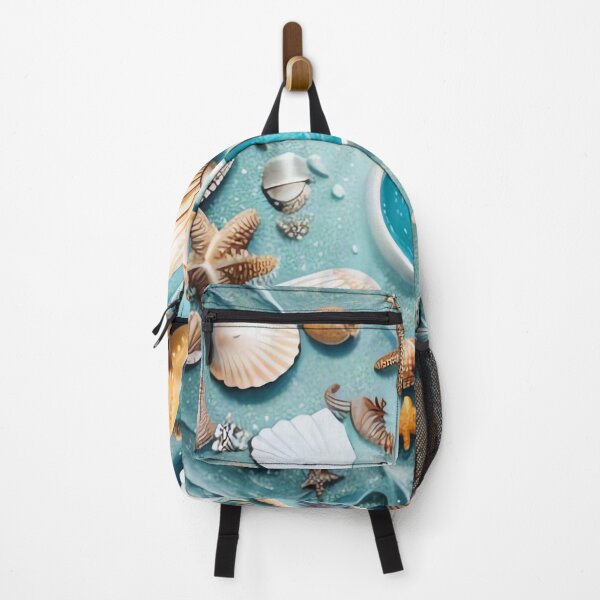 Item preview, Ocean Magic: Seashells and Starfish Vortex designed and sold by Serene Strokes Art.