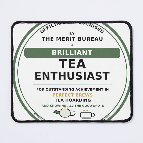 Item preview, Tea Lover Gift | Brilliant Tea Enthusiast Award designed and sold by TheMeritBureau.