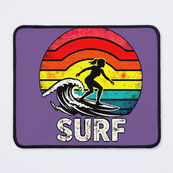 Item preview, Retro Surf Girl | Vintage Surfer Sunset Design designed and sold by AstronautMerch.
