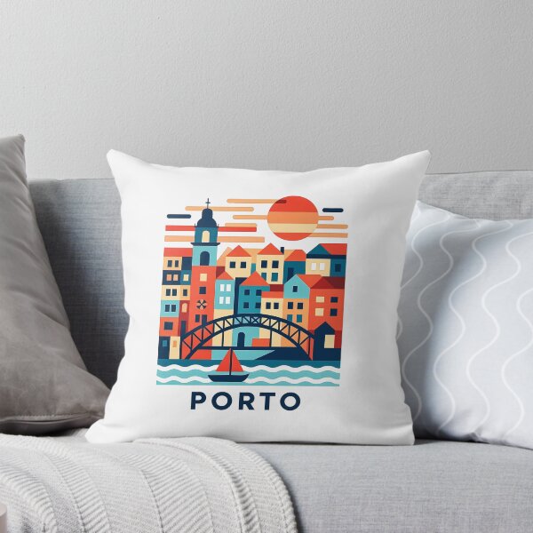 Item preview, Porto Portugal Travel Poster - Dom Luis I Bridge Wall Art designed and sold by OzzFrequency.