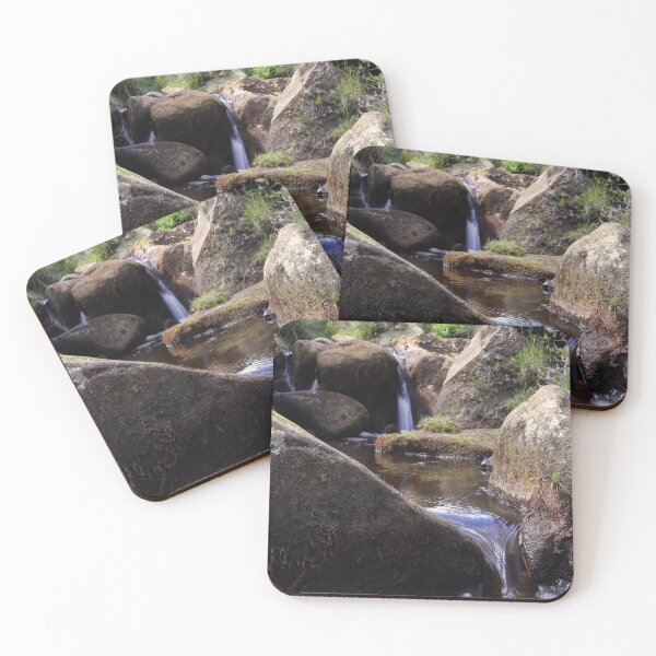 Item preview, Rocky Stream Waterfall Brontë Country Nature Photography designed and sold by OnHeathAndMoor.