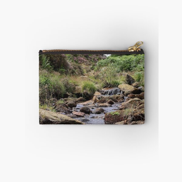 Item preview, Yorkshire Moors Stream and Heather Brontë Country Landscape designed and sold by OnHeathAndMoor.
