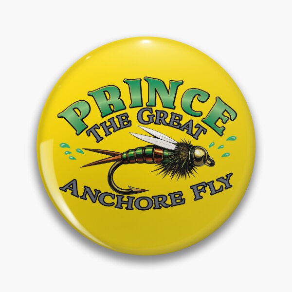 Item preview, Prince the Great Anchor Fly fly fishing illustration, beadhead prince nymph. designed and sold by Art-Horizon.