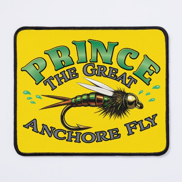 Item preview, Prince the Great Anchor Fly fly fishing illustration, beadhead prince nymph. designed and sold by Art-Horizon.