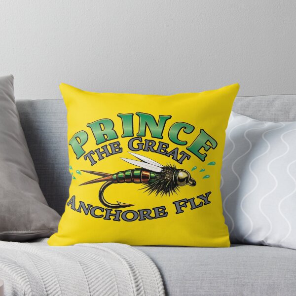Item preview, Prince the Great Anchor Fly fly fishing illustration, beadhead prince nymph. designed and sold by Art-Horizon.
