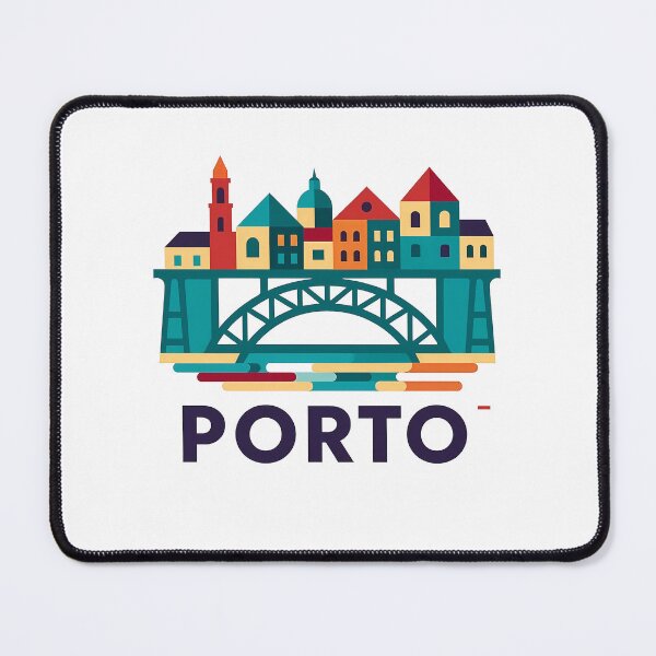 Item preview, Porto Portugal Travel Poster - Dom Luis I Bridge Wall Art designed and sold by OzzFrequency.