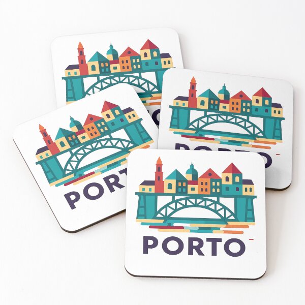 Item preview, Porto Portugal Travel Poster - Dom Luis I Bridge Wall Art designed and sold by OzzFrequency.
