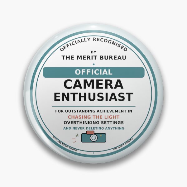 Item preview, Photography Gift | Official Camera Enthusiast Award designed and sold by TheMeritBureau.