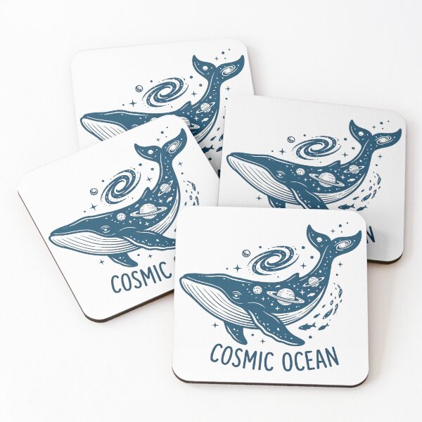 Item preview, Cosmic Ocean Humpback Whale Galaxy Stars Celestial Space Art designed and sold by Amir Faysal.