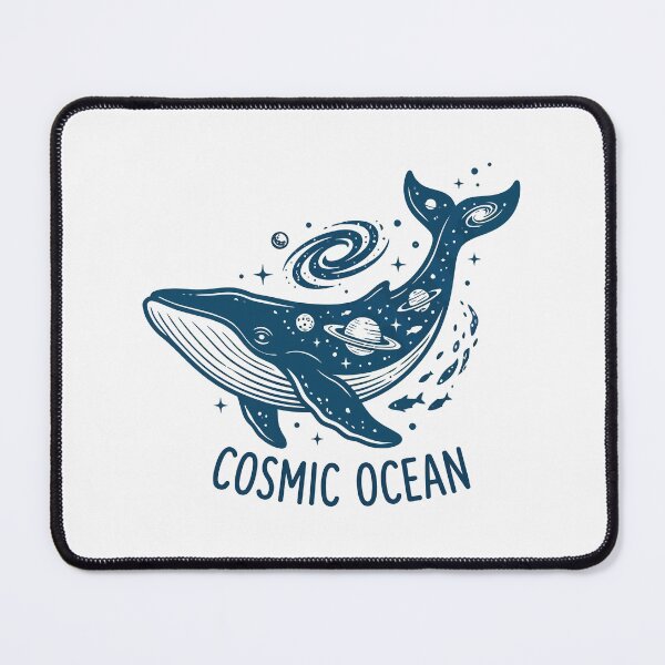 Item preview, Cosmic Ocean Humpback Whale Galaxy Stars Celestial Space Art designed and sold by Amir Faysal.
