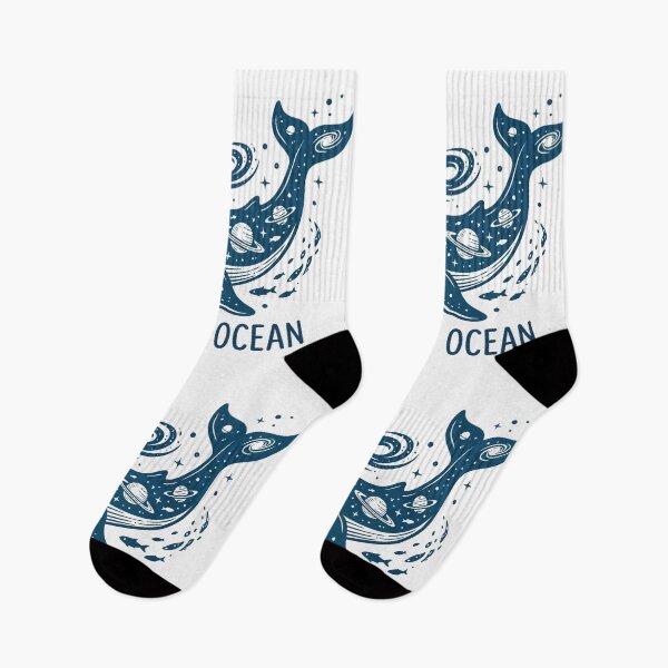 Item preview, Cosmic Ocean Humpback Whale Galaxy Stars Celestial Space Art designed and sold by Amir Faysal.