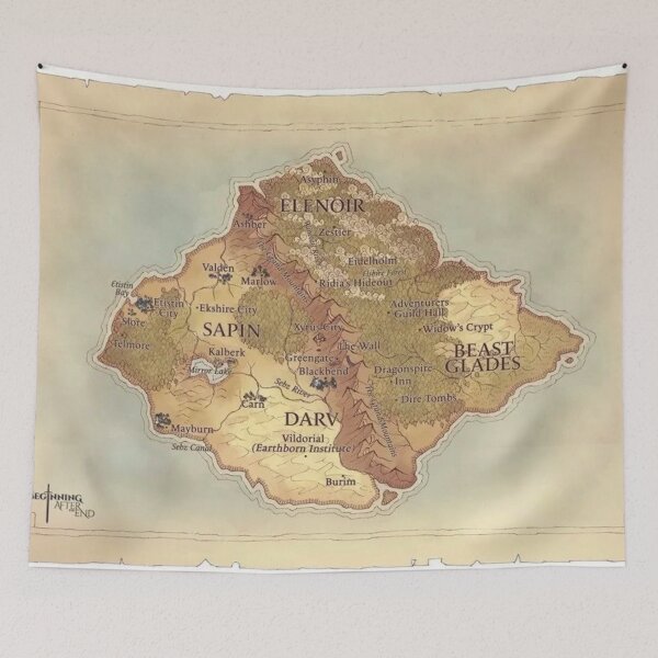 Item preview, TBATE MAP designed and sold by TBATE Shop.