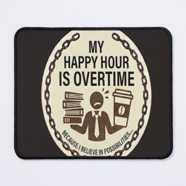 Item preview, My Happy Hour Is Overtime designed and sold by FABIOLA1970.