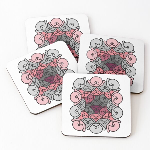 Item preview, Cute Pink Dog Pattern designed and sold by Imjustclicking.