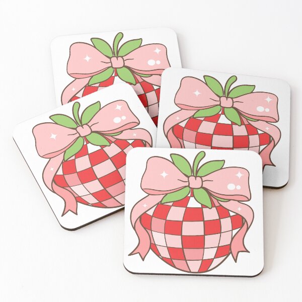Item preview, Disco Ball with Bow Sticker designed and sold by DesignPMG.