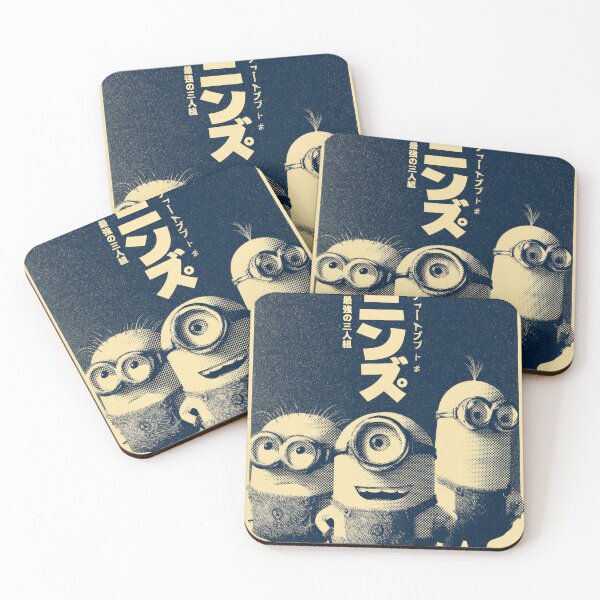Item preview, Little Minions Vintage Duotone Poster  designed and sold by AnimeArsenalPrints.
