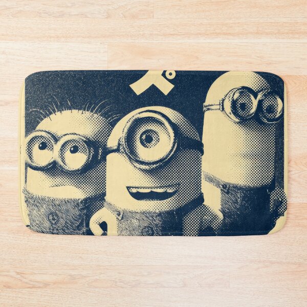 Item preview, Little Minions Vintage Duotone Poster  designed and sold by AnimeArsenalPrints.