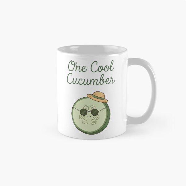 Item preview, One Cool Cucumber Sunglasses Straw Hat Funny Vegetable designed and sold by Amir Faysal.