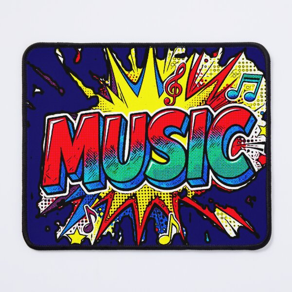 Item preview, Pop Art Music | Vibrant Musical Comic Design designed and sold by AstronautMerch.