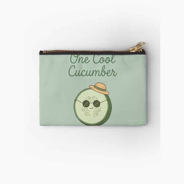 Item preview, One Cool Cucumber Sunglasses Straw Hat Funny Vegetable designed and sold by Amir Faysal.