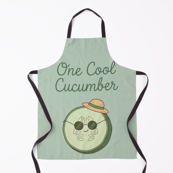 Item preview, One Cool Cucumber Sunglasses Straw Hat Funny Vegetable designed and sold by Amir Faysal.