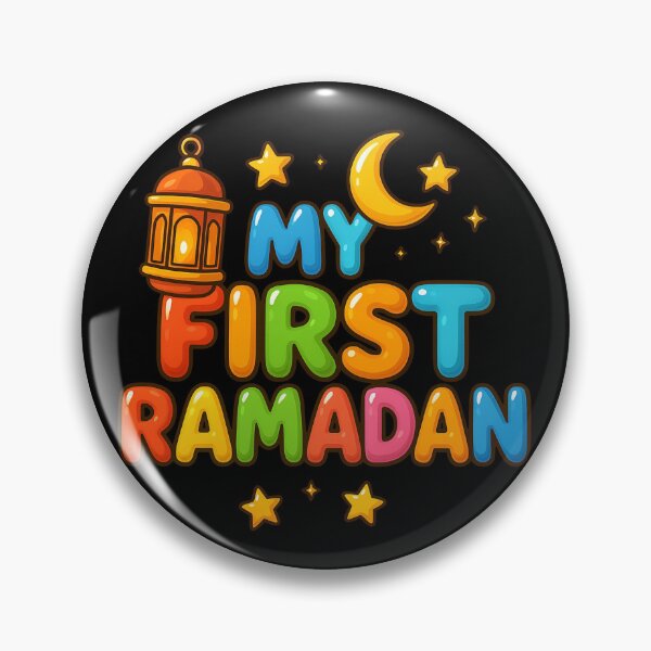 Item preview, My First Ramadan (V.1) – Cute Islamic Lantern and Moon Design for Kids designed and sold by D-Islamic.
