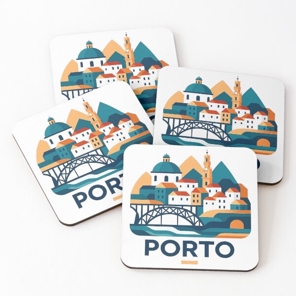 Item preview, Porto Portugal Travel Poster - Dom Luis I Bridge Wall Art designed and sold by OzzFrequency.