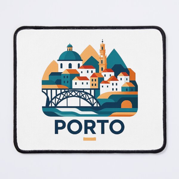 Item preview, Porto Portugal Travel Poster - Dom Luis I Bridge Wall Art designed and sold by OzzFrequency.