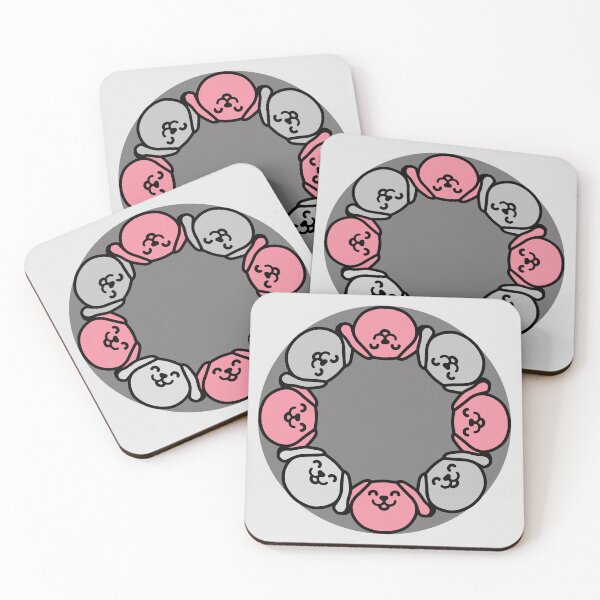 Item preview, Cute Pink Dog in Circle  designed and sold by Imjustclicking.