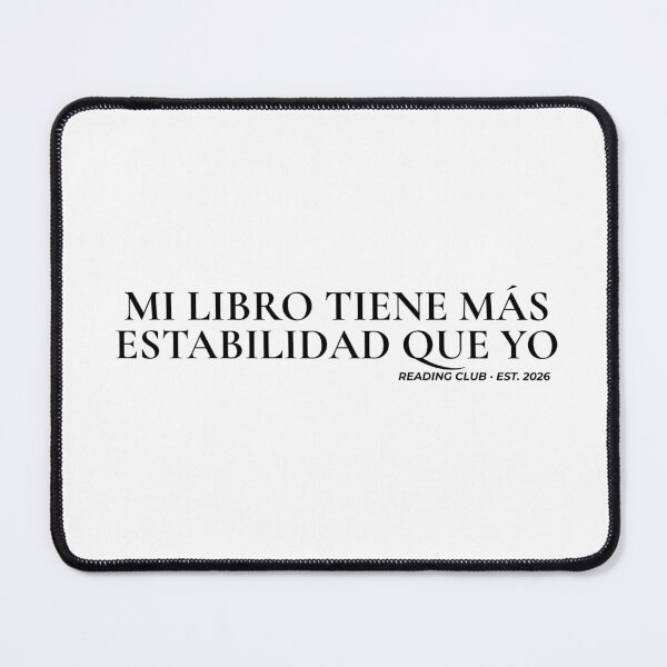 Item preview, My Book Is More Stable Than I Am - Humorous Reader Quote, Reading Club designed and sold by TrazoLibreCo7.