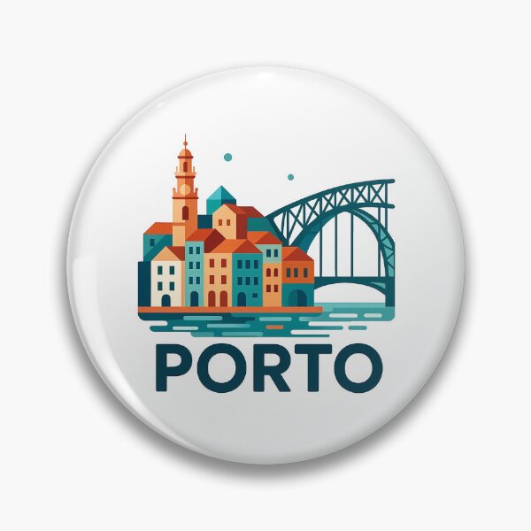 Item preview, Porto Portugal Travel Poster - Dom Luis I Bridge Wall Art designed and sold by OzzFrequency.