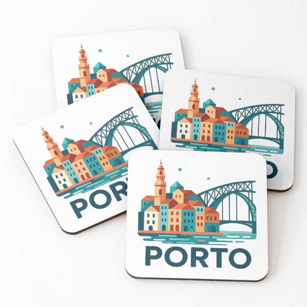 Item preview, Porto Portugal Travel Poster - Dom Luis I Bridge Wall Art designed and sold by OzzFrequency.