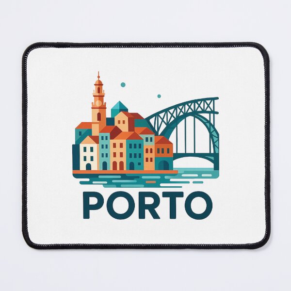 Item preview, Porto Portugal Travel Poster - Dom Luis I Bridge Wall Art designed and sold by OzzFrequency.