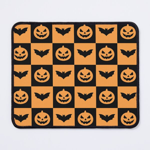 Item preview, Halloween Grid Bats and Jack O Lanterns designed and sold by Uniquely Yours.
