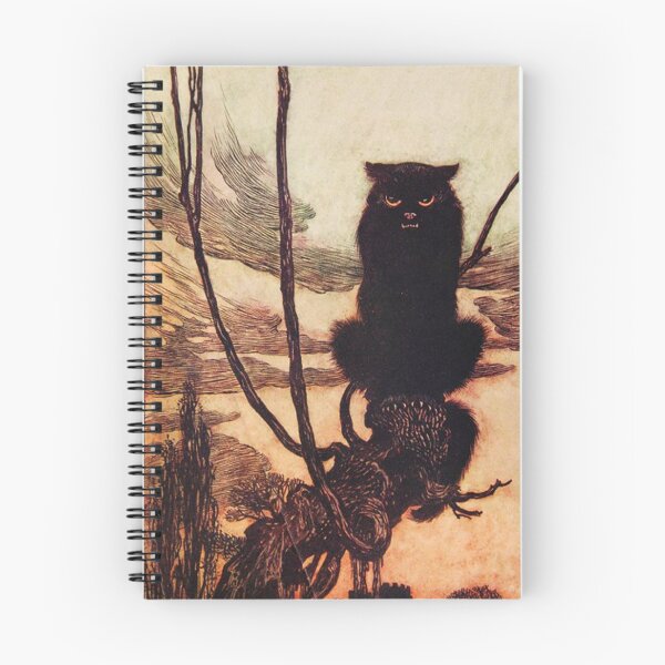 Item preview, Arthur Rackham - Black cat designed and sold by Vintage Designs +.