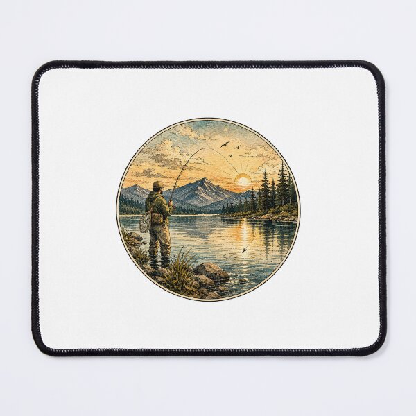 Item preview, Fishing in the Mountains designed and sold by Mountainman420.