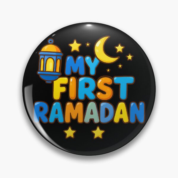 Item preview, My First Ramadan (V.2) – Cute Islamic Lantern and Moon Design for Kids designed and sold by D-Islamic.