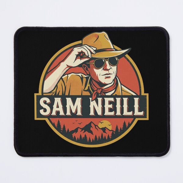 Item preview, Sam Neill Vintage Action Movie Portrait Retro Design designed and sold by Eddy048.