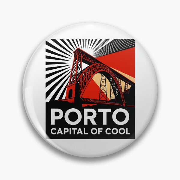 Item preview, Porto Portugal Travel Poster - Dom Luis I Bridge Wall Art designed and sold by OzzFrequency.