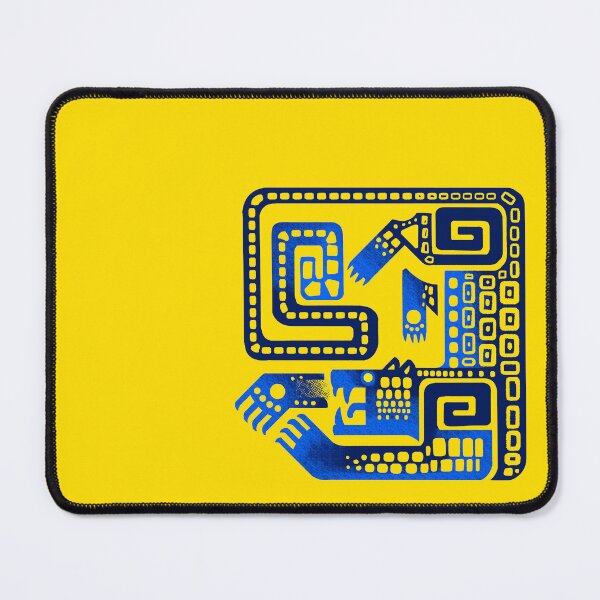 Item preview, Square Jaguar Glyph (Black Variant) designed and sold by PaleoPanthera.