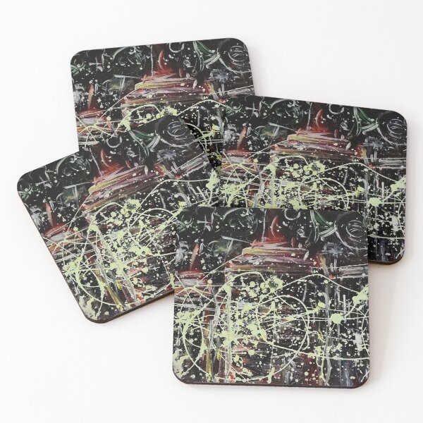 Item preview, Deep Water- Abstract Expressionism Acrylic Splatter designed and sold by CinziaBStudio.